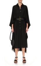 Moda Operandi Michael Kors Collection Silk Draped Shirtdress