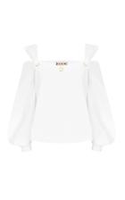 Flow The Label Cold Shoulder Long Sleeve Top