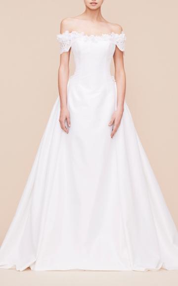 Georges Hobeika Bridal Off The Shoulder Lace Gown