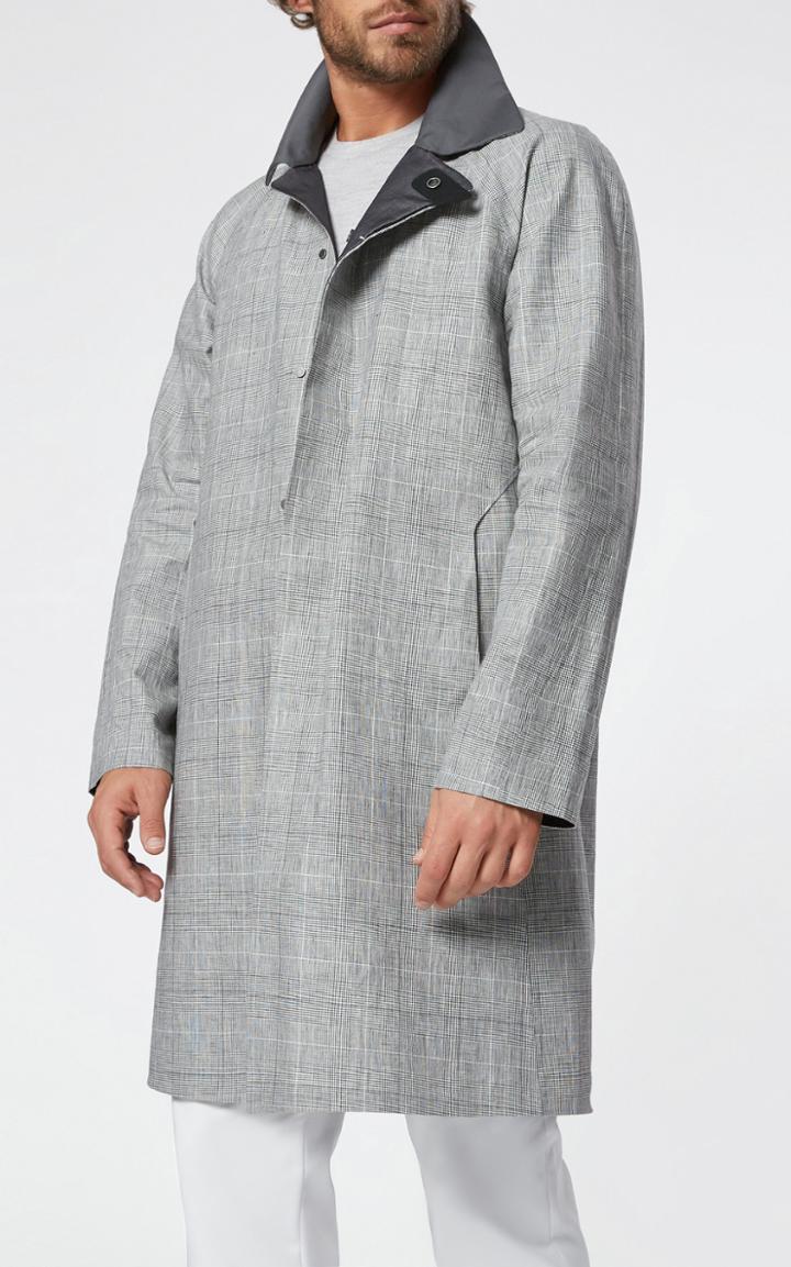 Sease 3-layer Linen Trench Coat