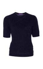 Ralph Lauren Cashmere-blend Short-sleeve Sweater