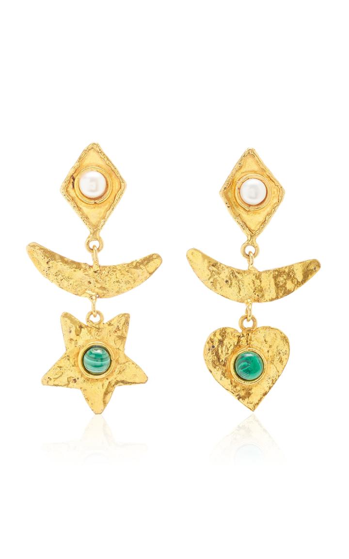 Moda Operandi Sylvia Toledano Honeymoon Malachite And Pearl Cuff