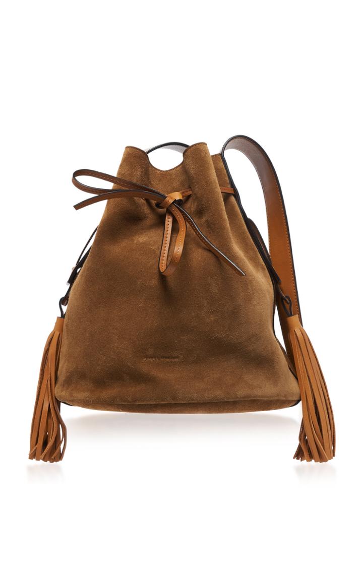 Moda Operandi Isabel Marant Moshy Relaxed Suede Bucket Bag
