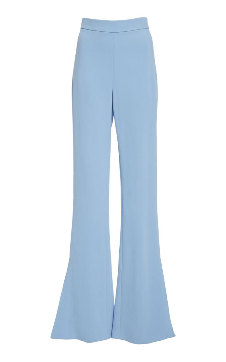 Cushnie High-rise Flared Stretch-crepe Pants