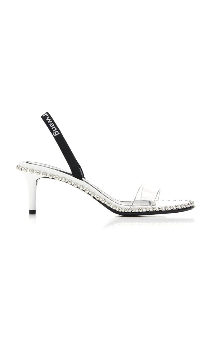 Alexander Wang Nova Studded Leather Slingback Sandals