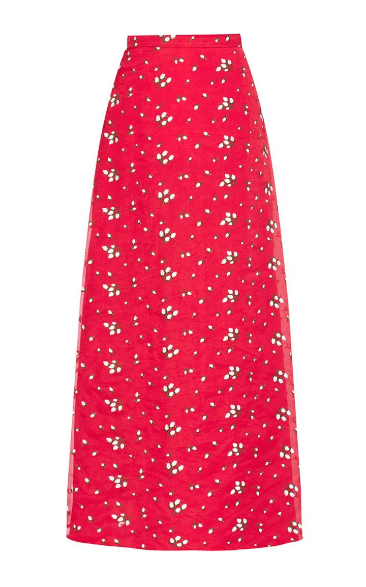 Moda Operandi Erdem Alline Silk Maxi Skirt