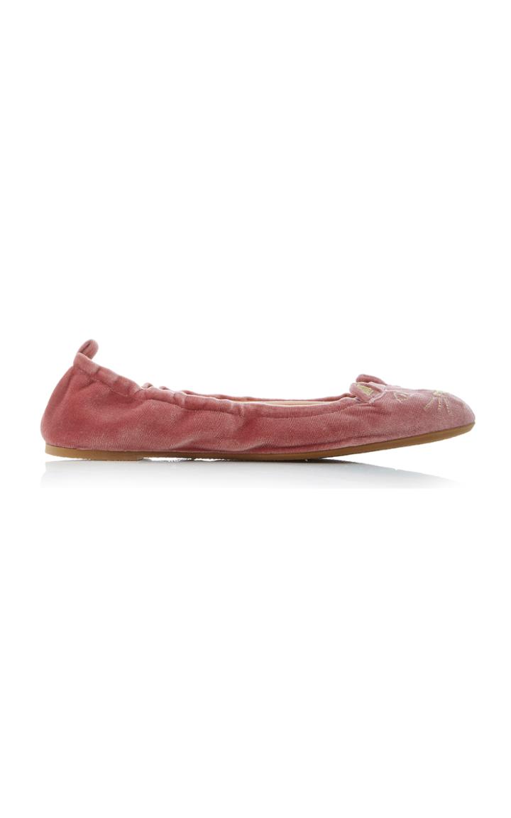 Charlotte Olympia Kitty Ballerina Flat
