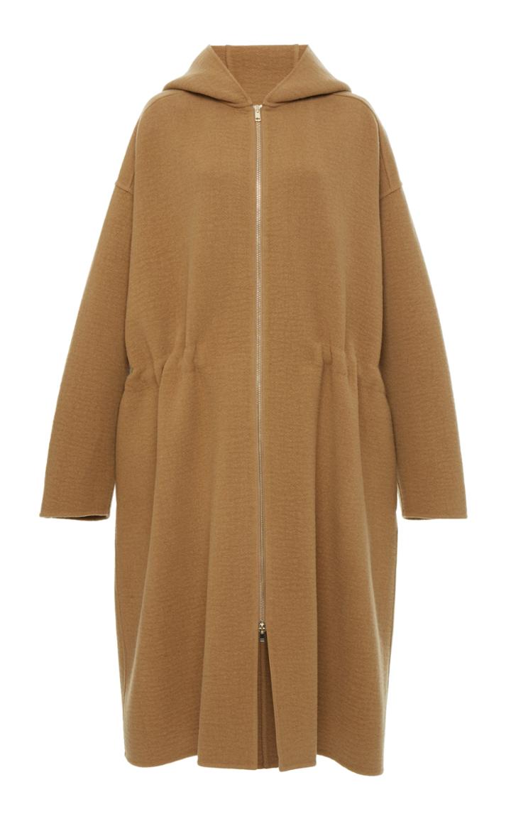 Moda Operandi Joseph Colty Oversized Compact Wool-cashmere Hooded Coat