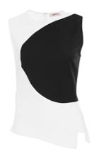 Cushnie Et Ochs Sleeveless Color Blocked Top