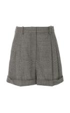 Altuzarra Chaz High-rise Wool-blend Shorts
