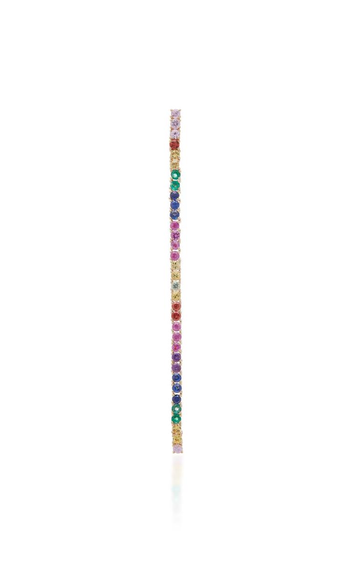 The Last Line 14k Yellow Gold And Multi-stone Rainbow Drop Earrings
