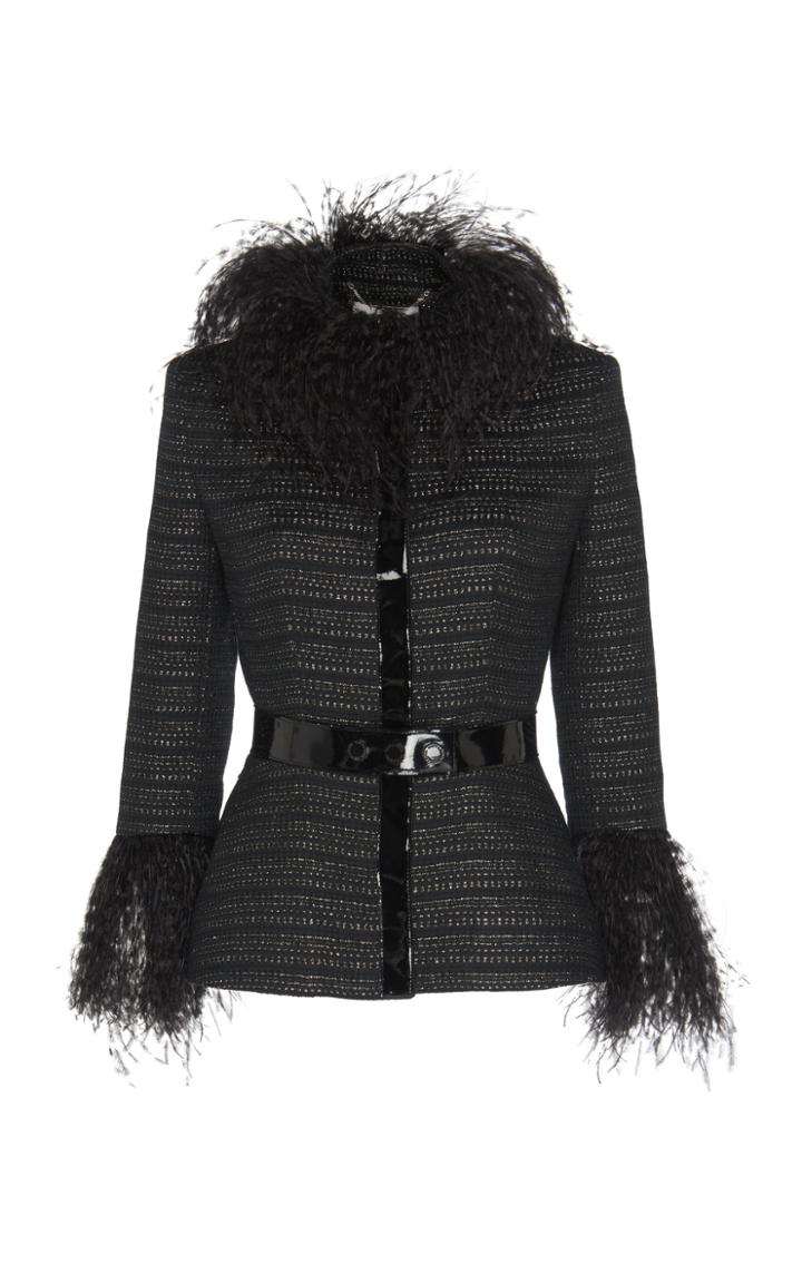 Ralph & Russo Check Tweed Jacket