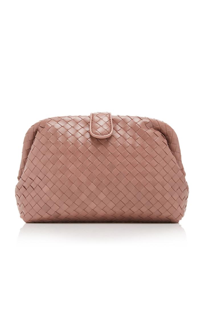 Bottega Veneta The Lauren Medium Leather Clutch