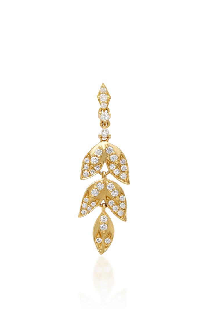 Yvonne Leon Single Dangling Feuilletis Earring