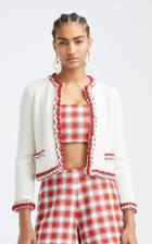 Moda Operandi Oscar De La Renta Wool-blend Cropped Jacket