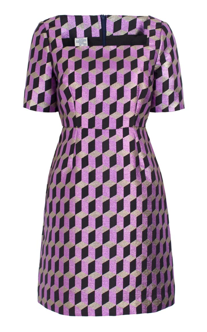 Baum Und Pferdgarten Aila Geometric Print Mini Dress