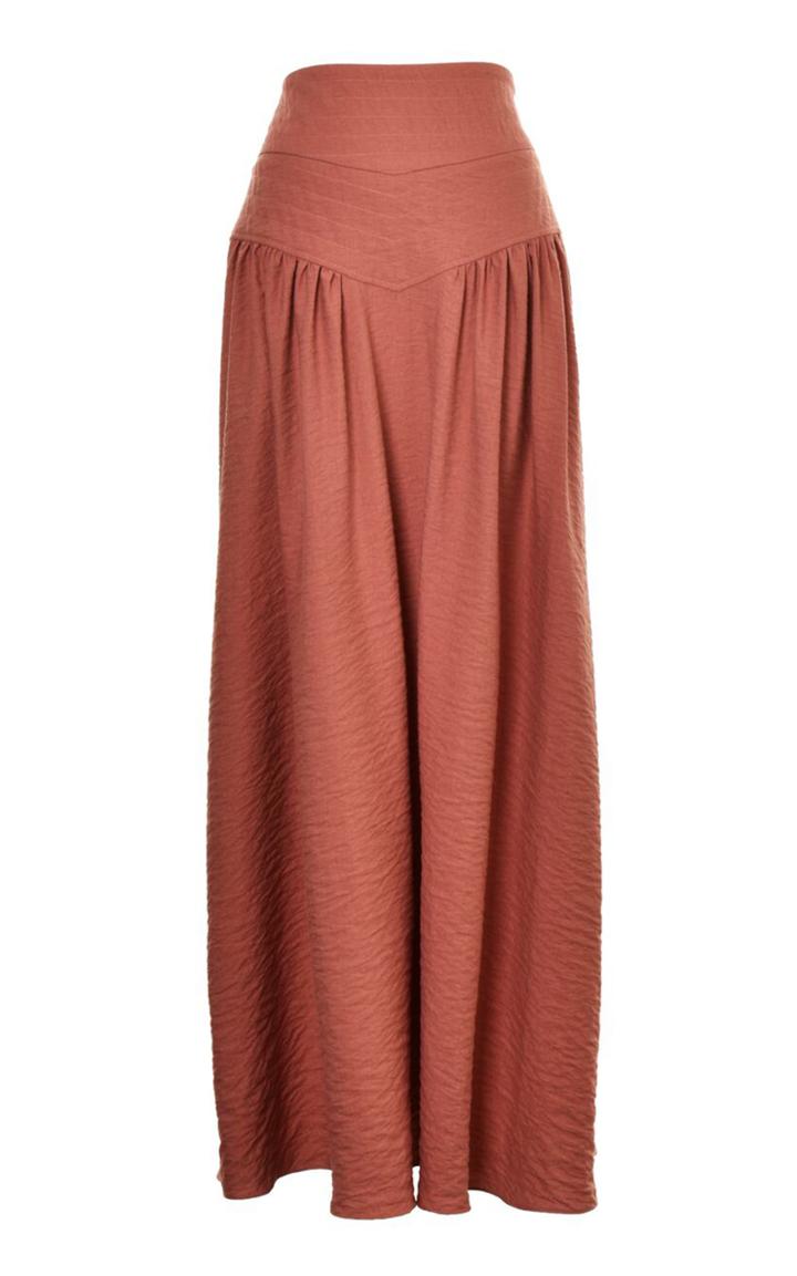 Lilly Sarti Crepe Maxi Skirt