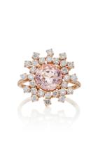 Suzanne Kalan One-of-a-kind Morganite And Diamond Ring