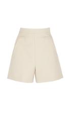 Noon By Noor Smokey Tailored Cotton Shorts