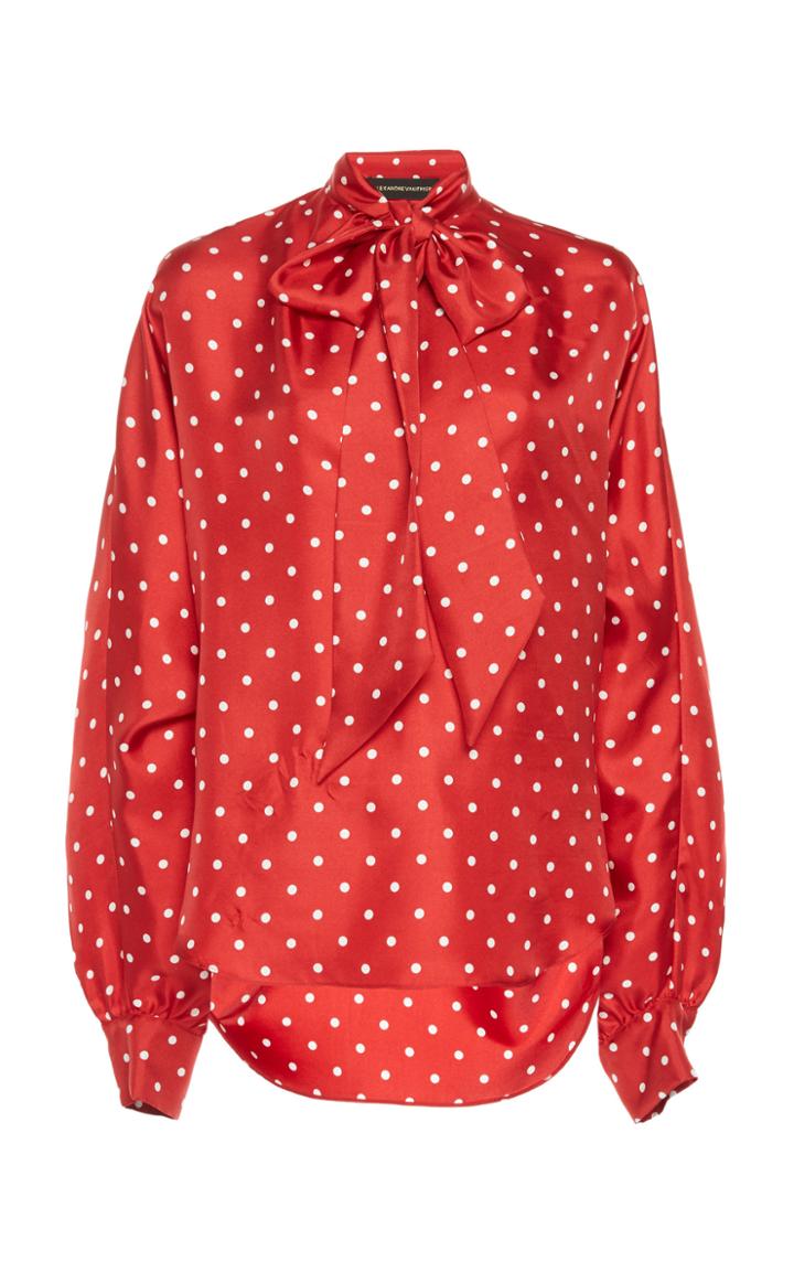 Alexandre Vauthier Polka Dot Blouse