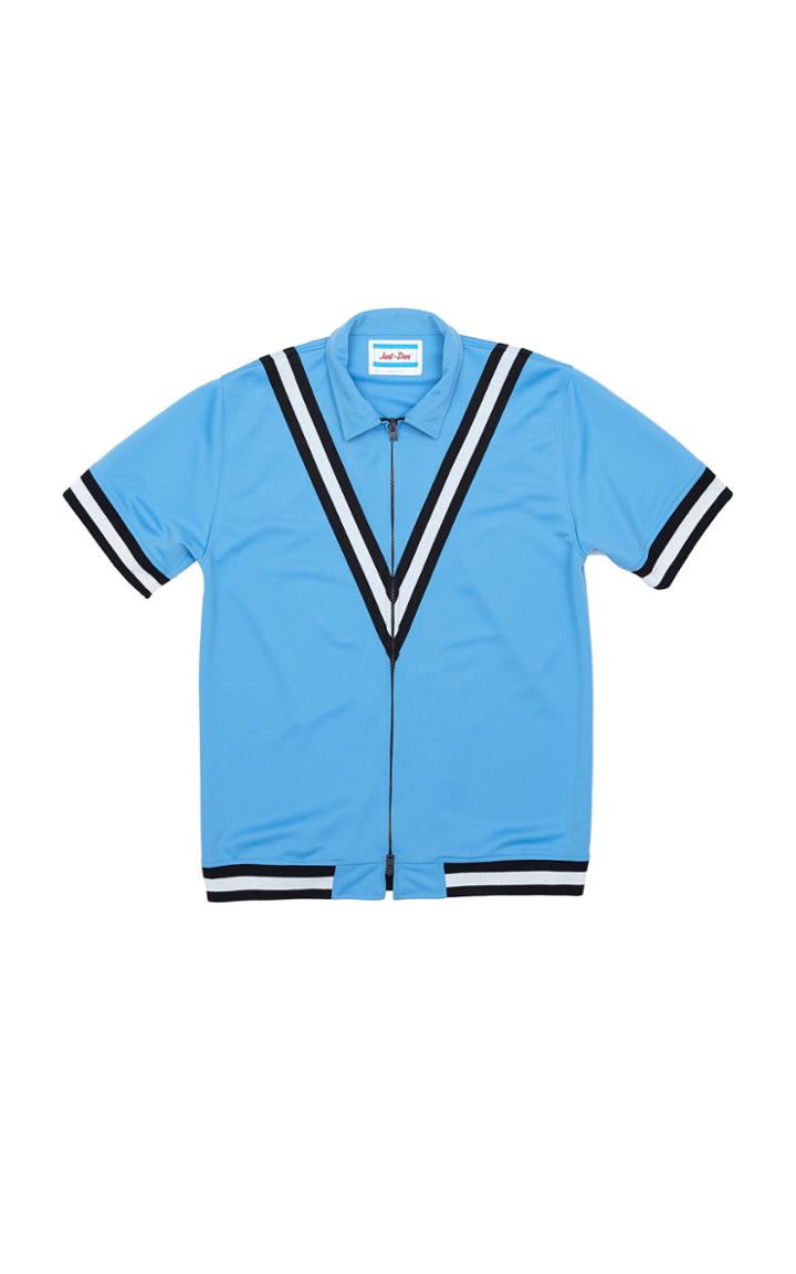 Just Don Striped Stretch-knit Shirt
