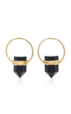 Isabel Marant Gold-plated Brass And Agate Crystal Earrings