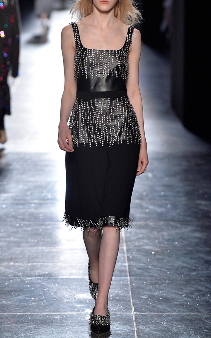 Christopher Kane Diamond Drip Crepe Dress