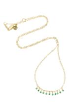 Ila Daniel 14k Gold Emerald Necklace