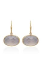 Annette Ferdinandsen 18k Gold Chalcedony Earrings