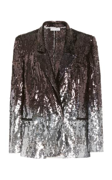 Moda Operandi Oscar De La Renta Single-breasted Sequin Blazer