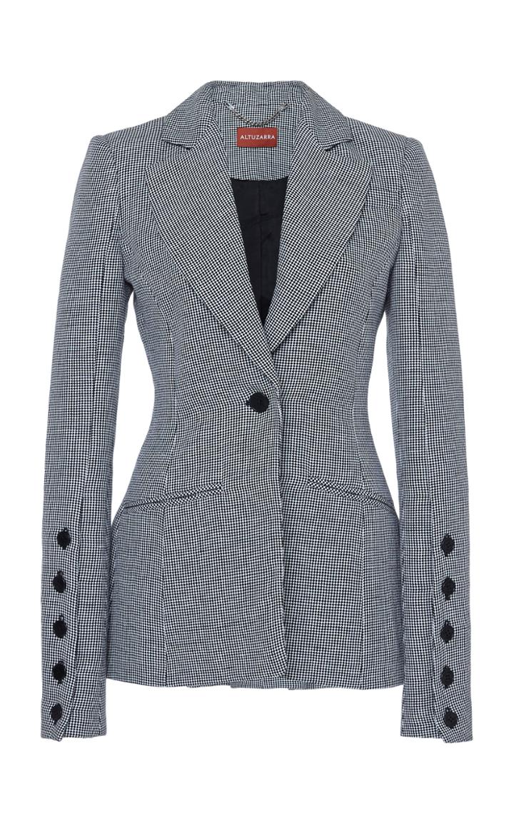 Moda Operandi Altuzarra Longview Slim Linen-blend Blazer Size: 36