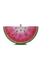 Judith Leiber Couture Slice Watermelon Crystal Clutch