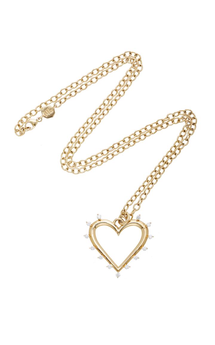 Marlo Laz Open Heart Necklace
