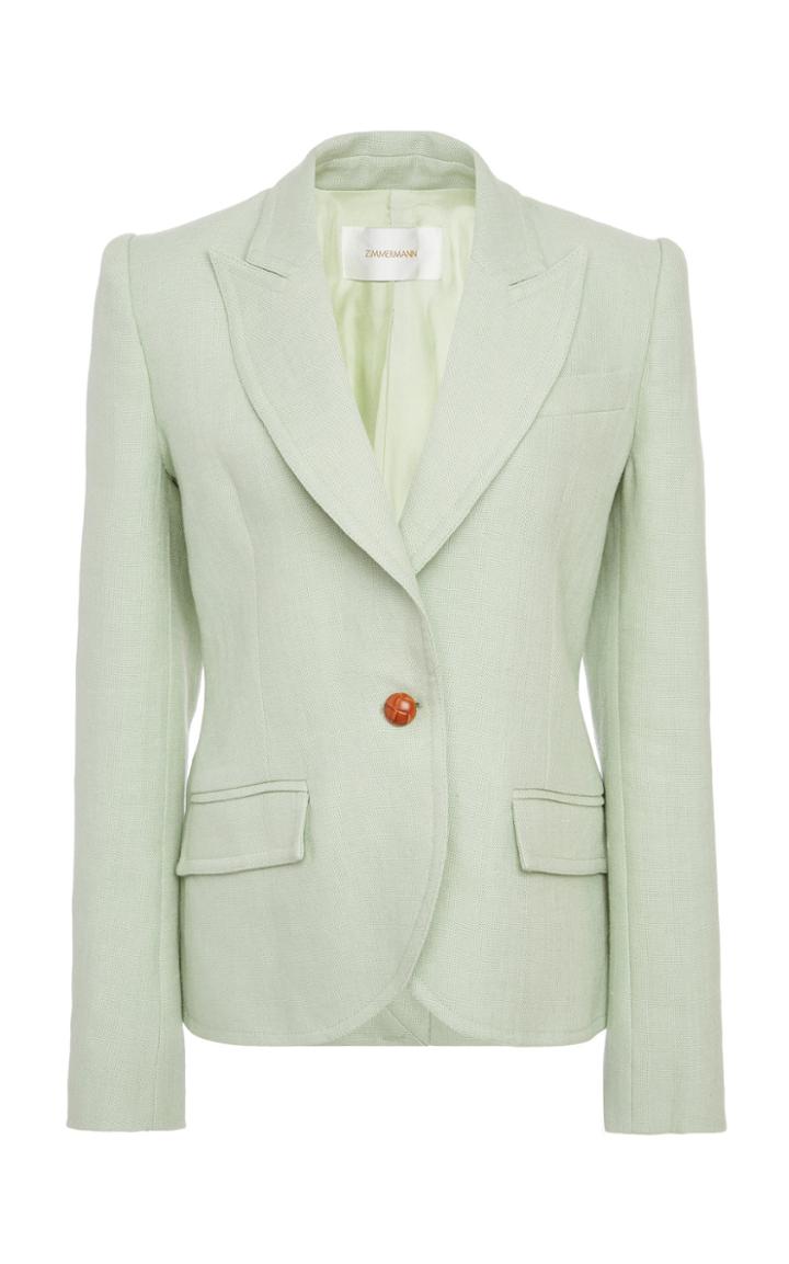 Zimmermann Corsage Notch Collar Blazer