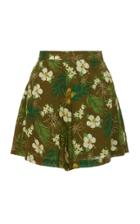 Miguelina Axa Floral-print Voile Shorts