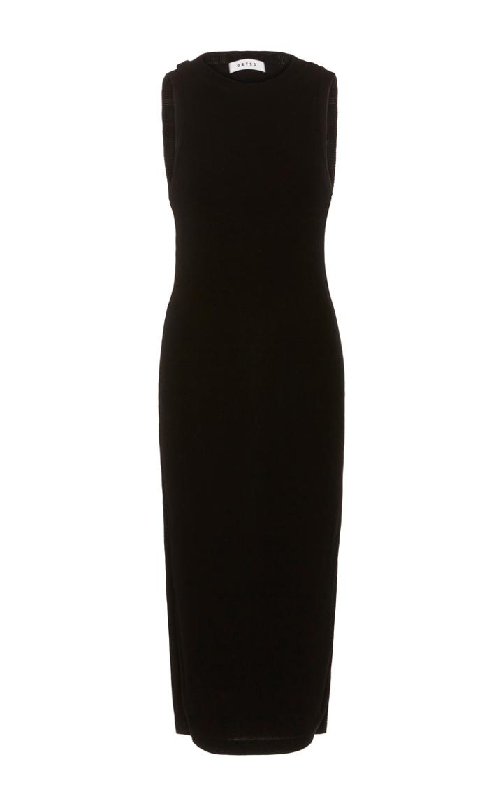 Getting Back To Square One Sleeveless Sweater Dress