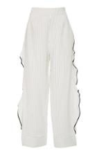 Lug Von Siga Side Ruffle Striped Pant