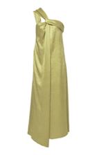 Moda Operandi Nanushka Zena Gloss One Shoulder Midi Gown Size: S