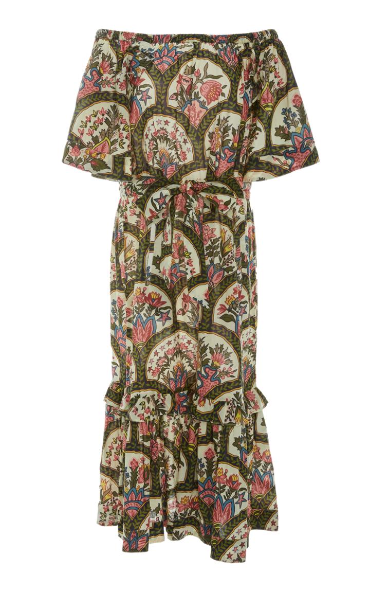 Rhode Resort Jay Off-the-shoulder Midi Dress