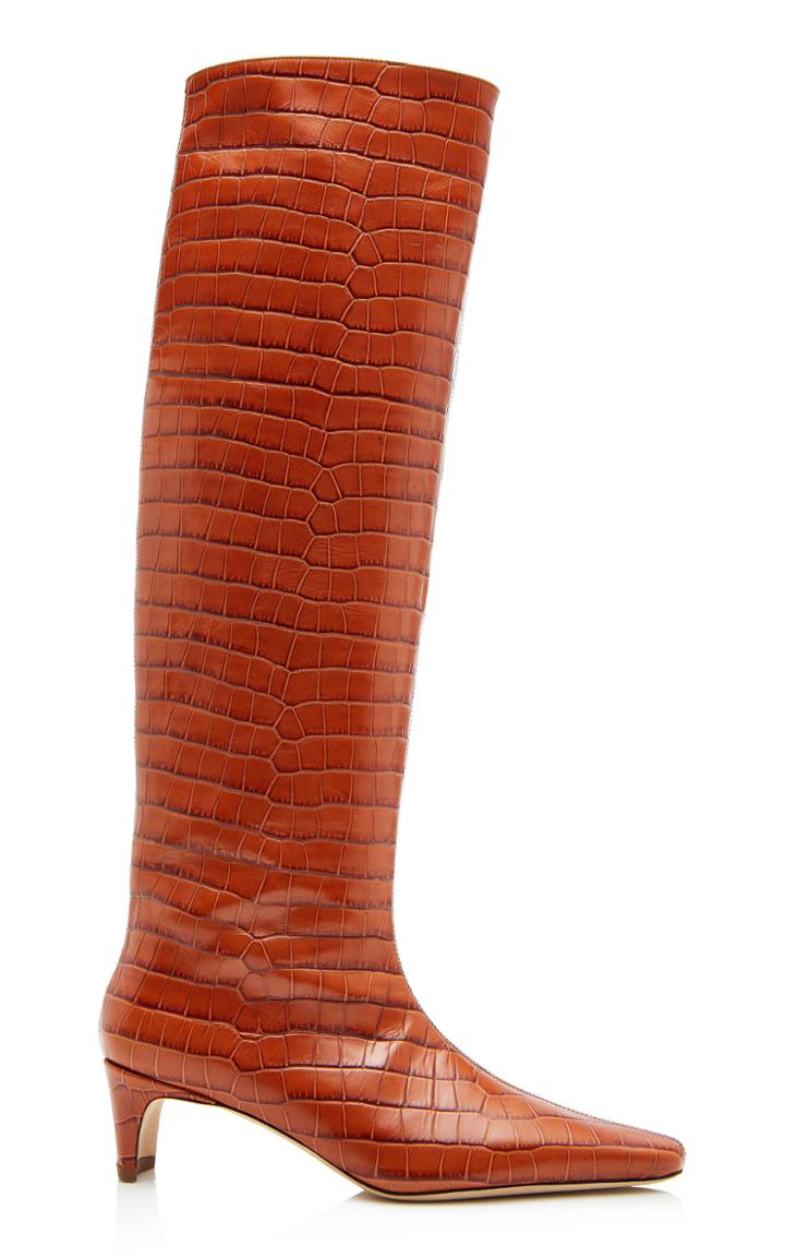 Staud Wally Embossed Boots