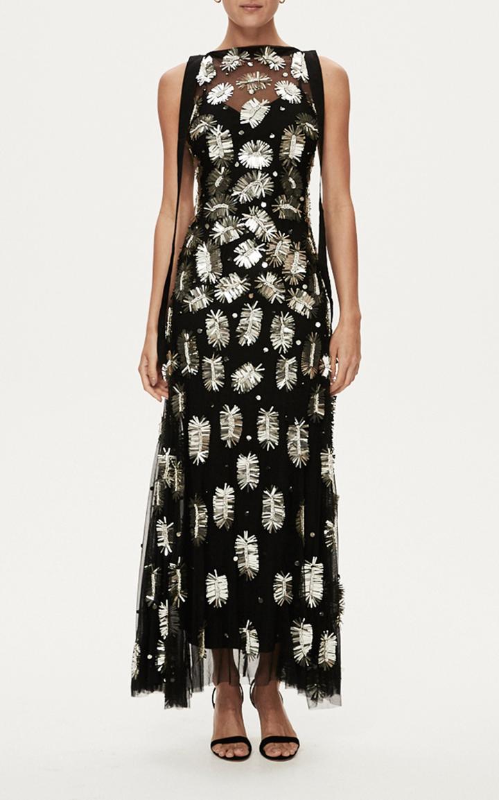 Moda Operandi Rachel Gilbert Nicolo Embellished Organza Gown