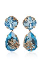 Dolce & Gabbana Orecchini Strass Brass And Crystal Drop Earrings