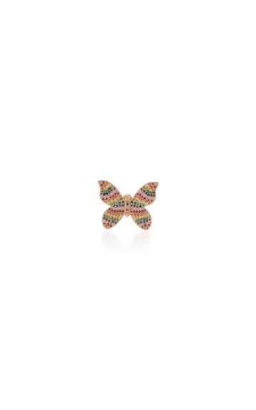 Sydney Evan Rainbow Butterfly Earrings (all Diamond Pictured)