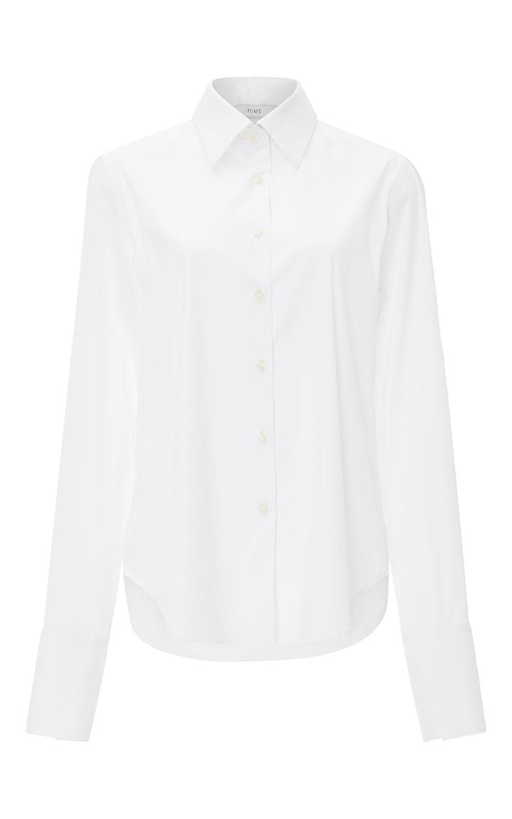 Tome Classic Cotton Wide Cuff Shirt