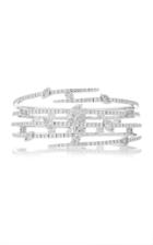Yeprem 18k White Gold And Diamond Multilayer Bracelet