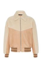 Givenchy Leather And Shearling Bomber Jacket