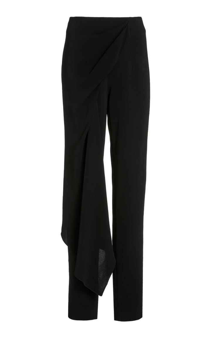 Moda Operandi Cushnie Sash-detailed High-rise Crepe Pants