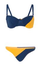 Flagpole Swim Color Block Underwire Bikini Set