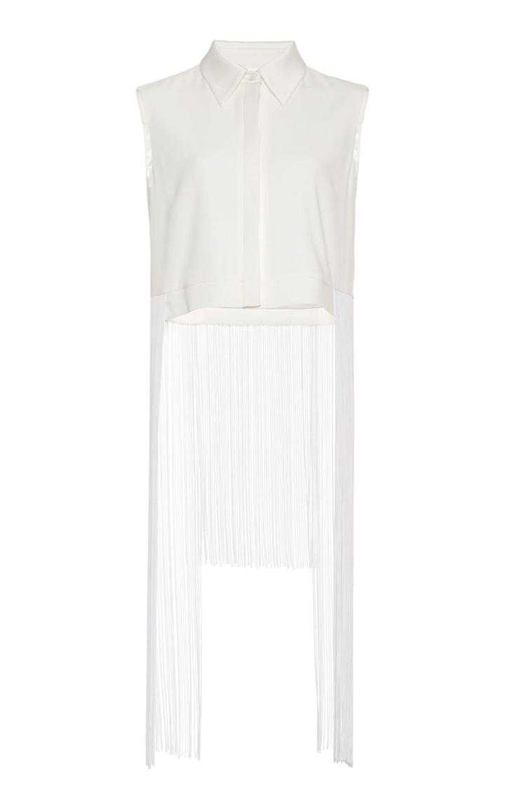 Galvan Elio Fringed Top