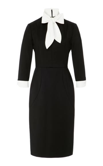 Maison Di Prima Priscilla Scarf Neck Dress